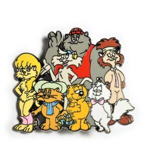 Heathcliff and Friends Jumbo Enamel Lapel pin